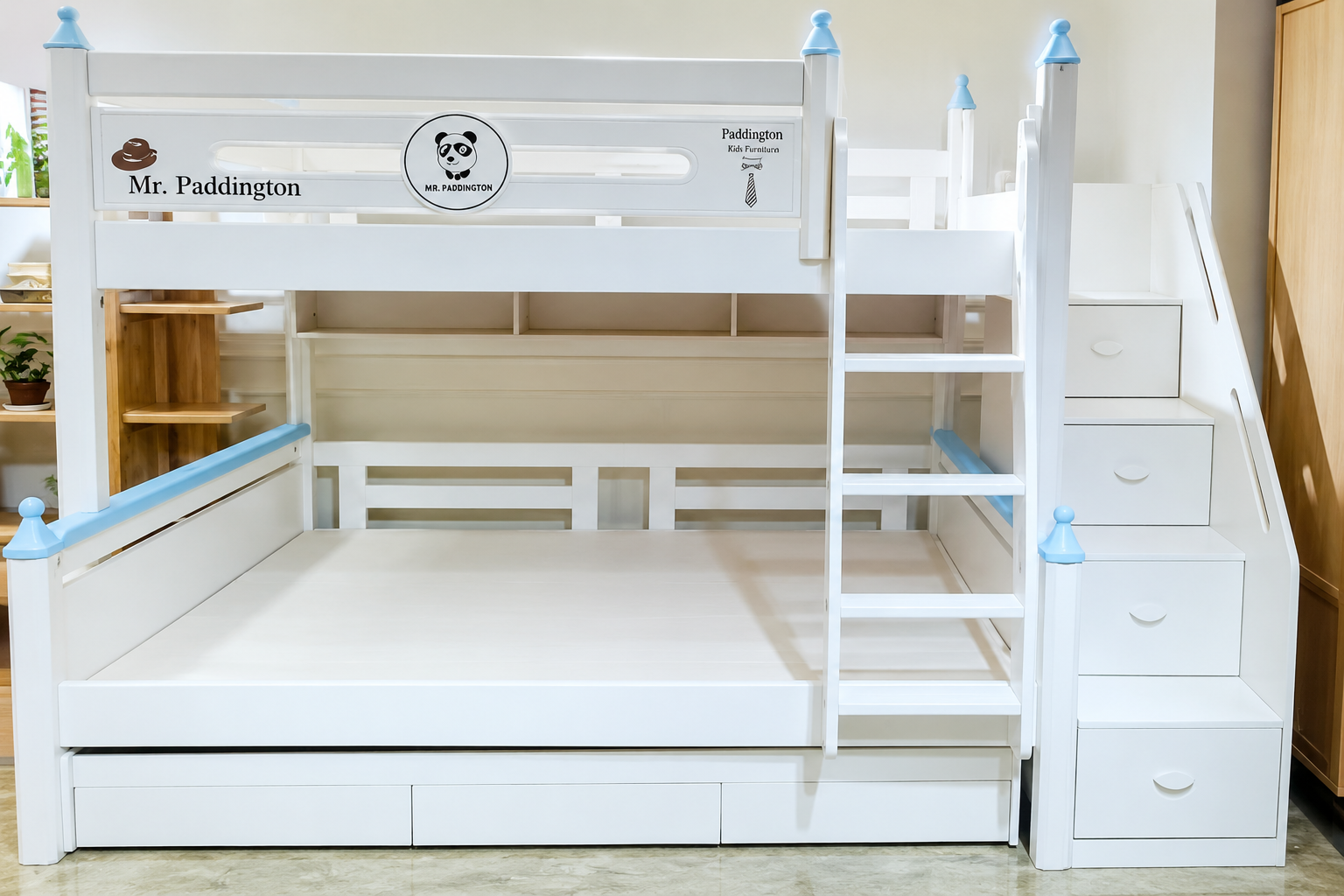 The Paddington Castle 3-in-1 Triple Bunk Bed Set